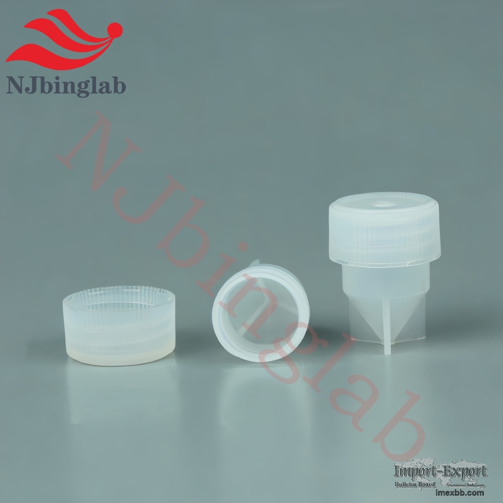 Chemically Inert and Nonleaching PFA 5ml V-Shaped Interior Vials Storing 