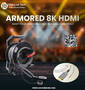 Armored 8K Fiber Optic HDMI 2.1 Active Optical Cable on Roxtone PCD 310 Dru