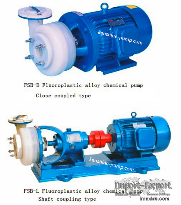 FSB fluorine plastic anti-acid pump
