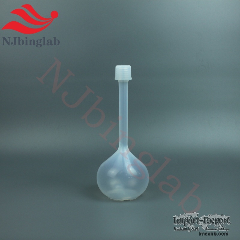 Njbinglab 50ml Class a Reusable PFA Volumetric Flasks with Screw Cap