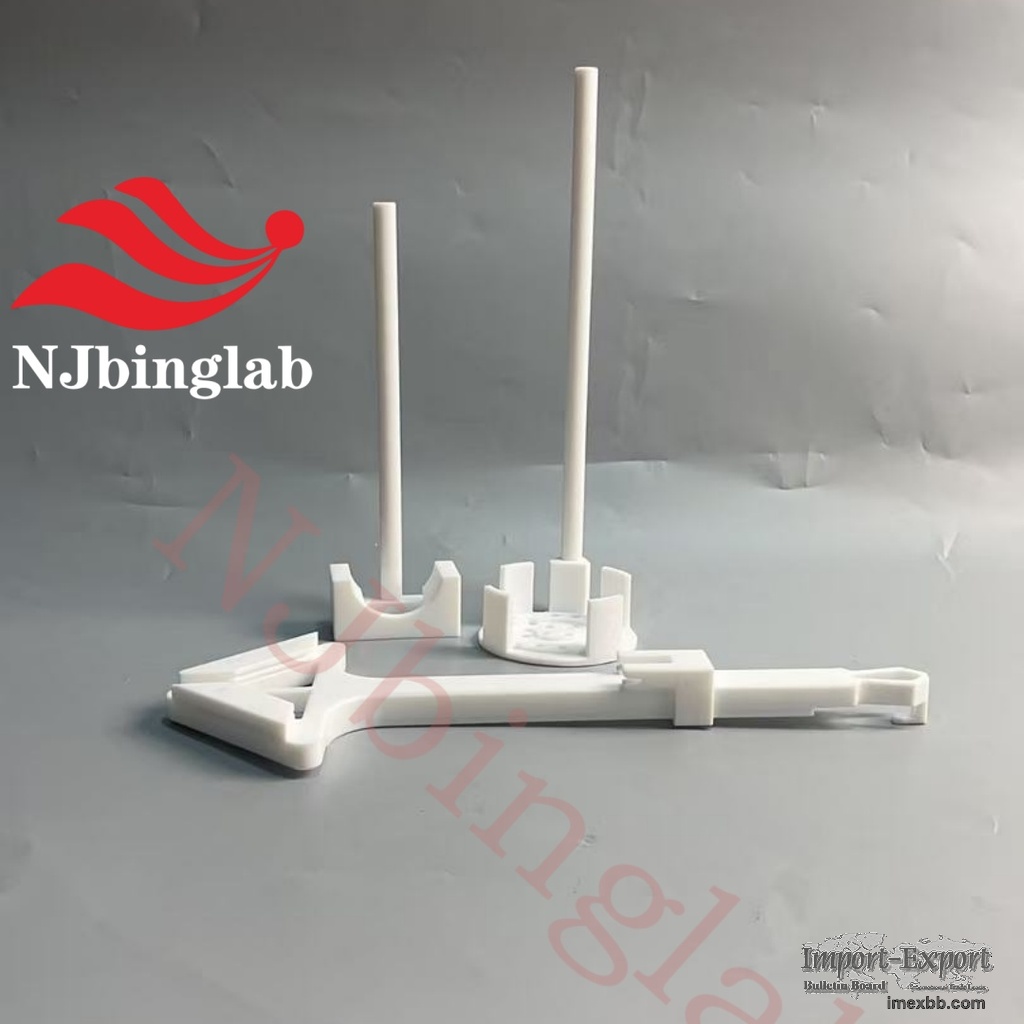 Single Wafer Carrier 2 Inch PTFE Cassette, Pure Background for Wafer Cleani