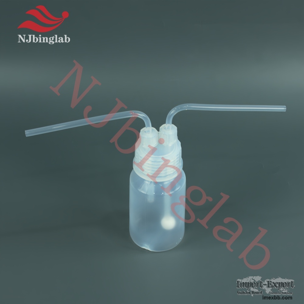 300ml PFA Gas Wash Bottle Purifying Gas Laboratory Ware for Semiconductor 