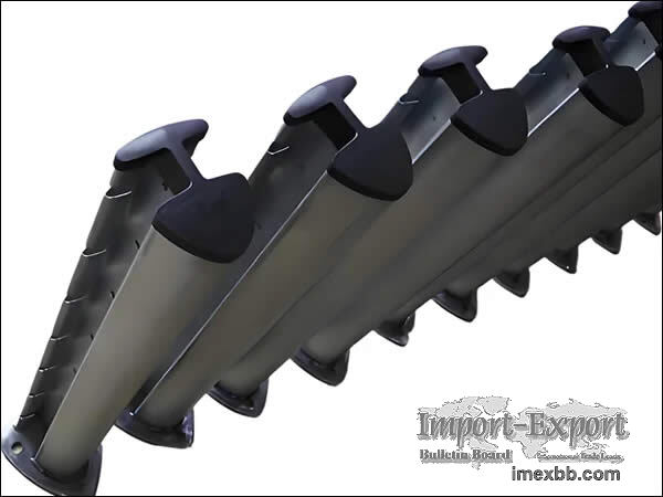 Peach Post Galvanized and PVC Coated Steel Fence Support for Welded Mesh Pa