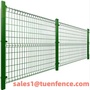 Galvanized Steel Curved Welded Wire Mesh Panel Garden Fencing