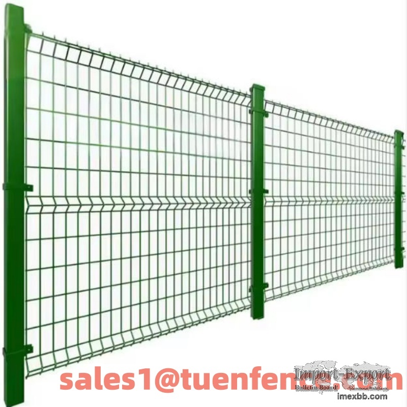 Galvanized Steel Curved Welded Wire Mesh Panel Garden Fencing