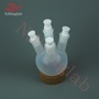 PFA Four-Neck Flask 500ml Blank Value Low High-Temperature Resistance 