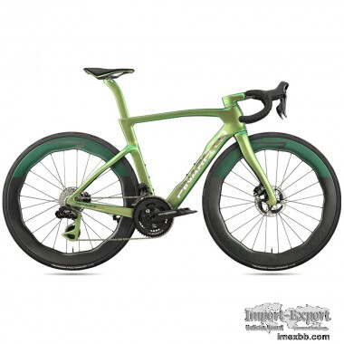 2025 Pinarello Dura Ace Di2 - SRM Crankset - Luxter Green 1k Road Bike