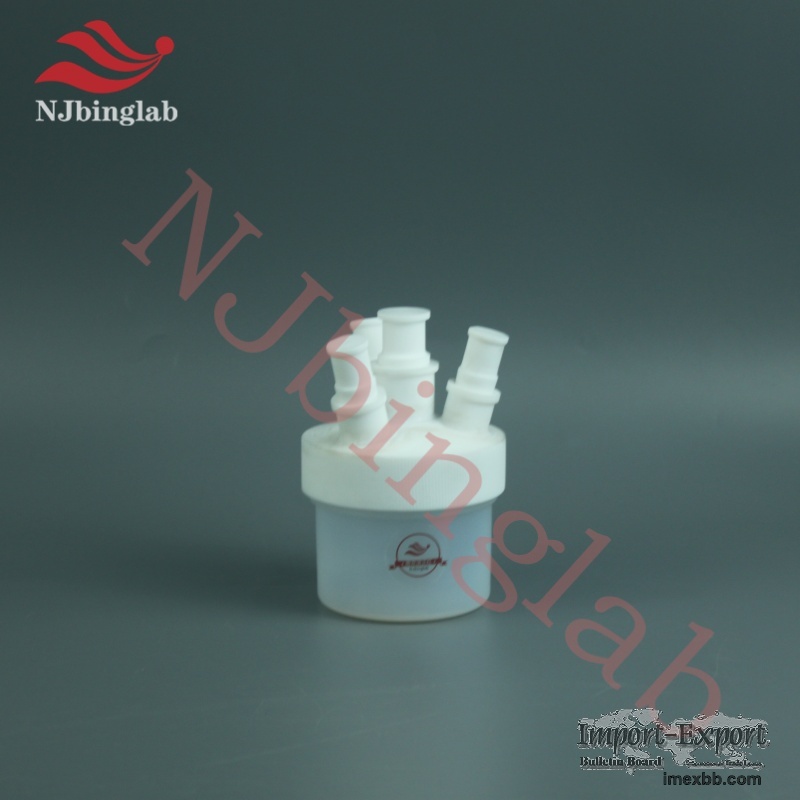 250ml PFA Flat-Bottom Flask Four-Neck with PTFE Cover Lab Reaction Vessel