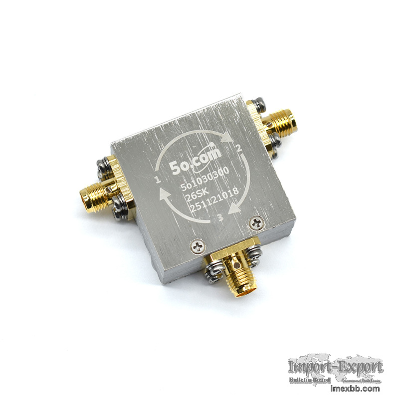 S C Band 2.0 to 6.0GHz RF Broadband Coaxial Circulator