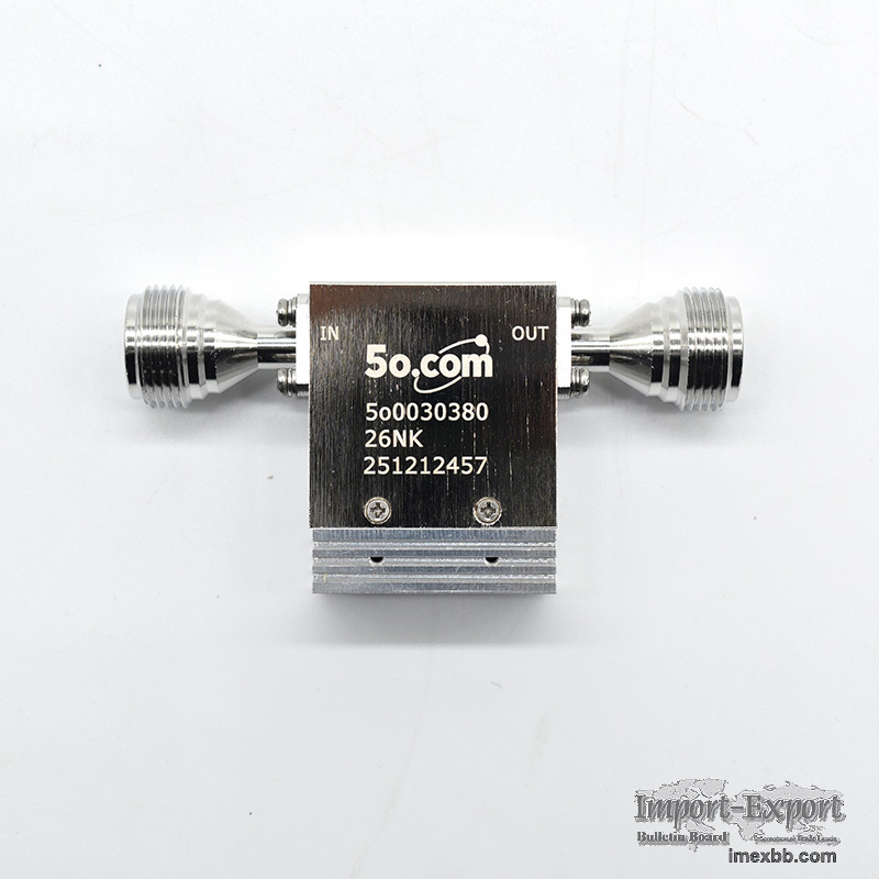 S C Band 2.0 to 6.0GHz RF Broadband Coaxial Isolator
