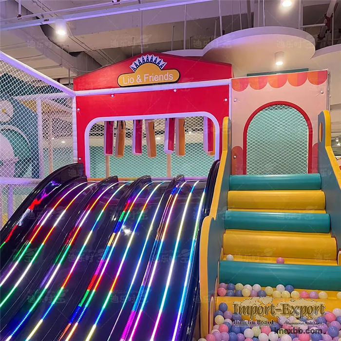 Indoor parent-child playground slides