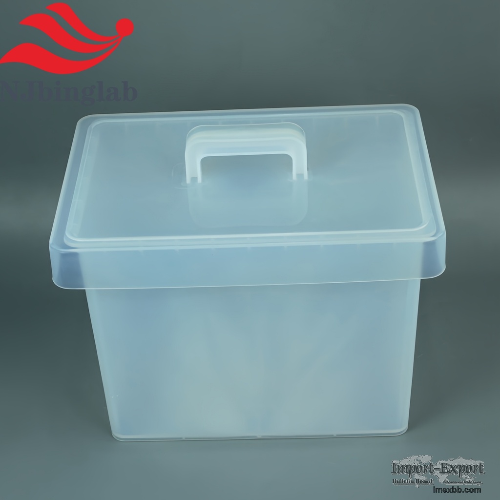 Integrated PFA Cleaning Tank 15L Strong Acid Resistant Cleaning Labware 