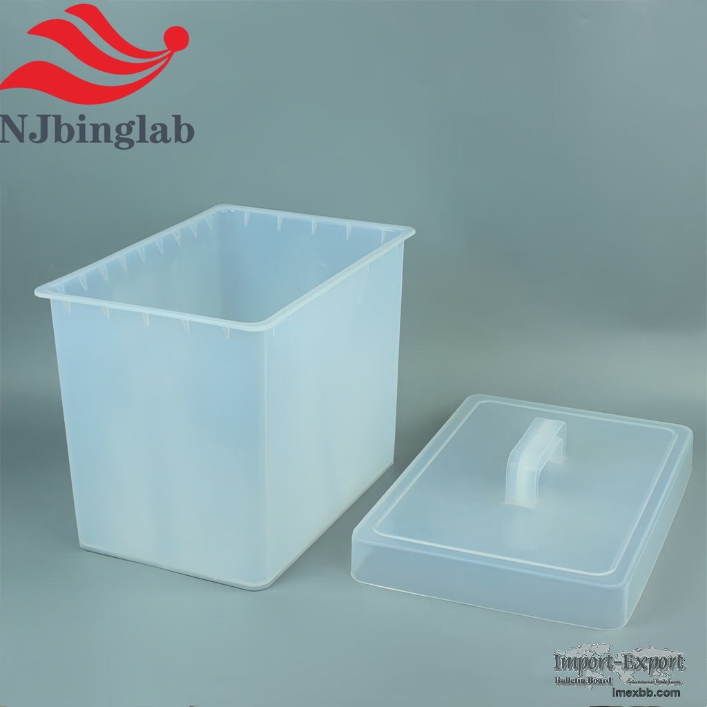 20L PFA Cleaning Tank Heated by Hotplate,  Pickling Tank for Semiconductor 