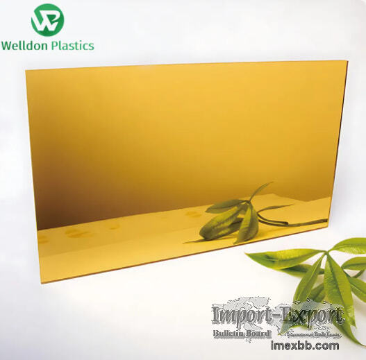Golden Mirror Acrylic with Adhesive Tape﻿