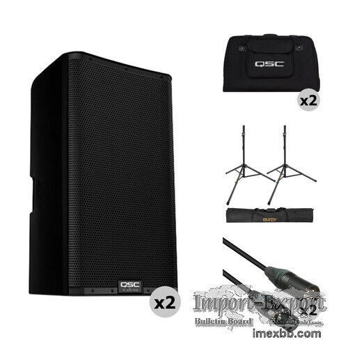 QSC K12.2 K.2 Series 12 2000W Powered Speaker Pair with Essential 