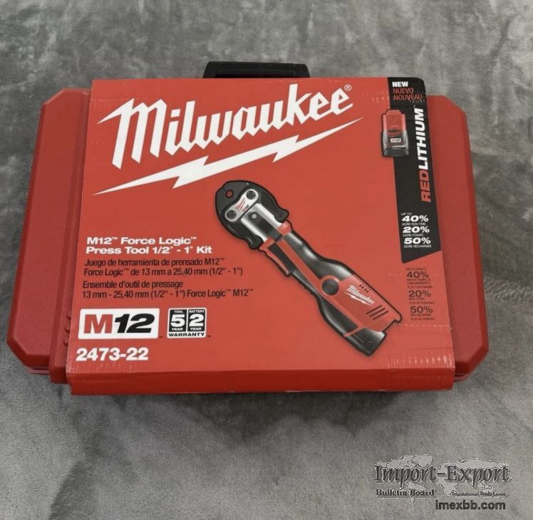 Milwaukee M12 FORCE LOGIC Press Tool Kit with Jaws