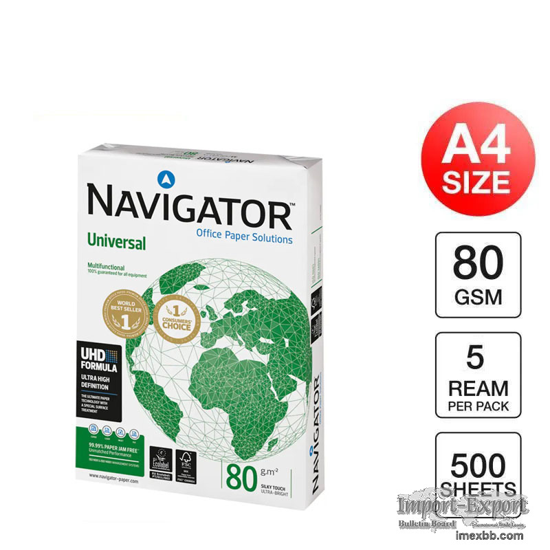 Navigator A4 80 gsm premium office paper