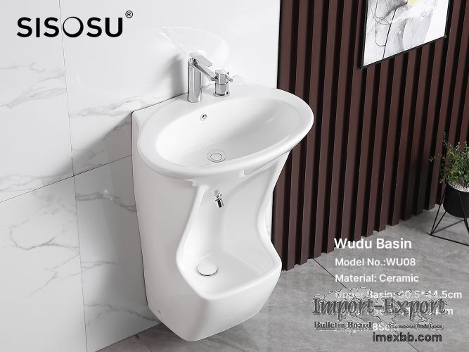 WU08 Dual levels wudu basin plus