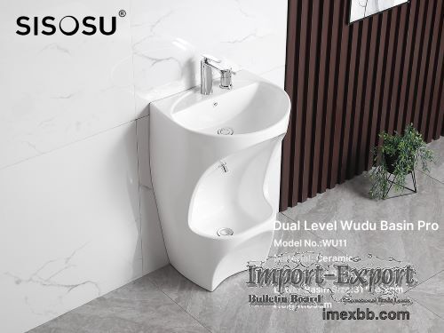 WU11 Dual levels wudu basin pro
