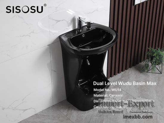WU14 Dual levels wudu basin max
