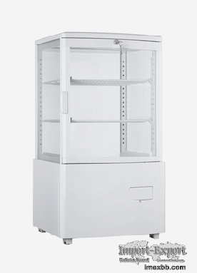 four-sided glass display cooler