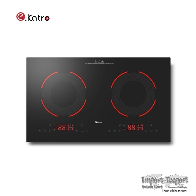 ID50-T01 Double Induction Kitchen Hob With High Power