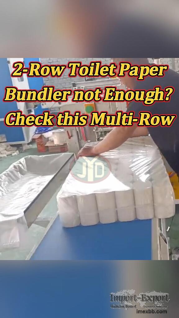 Multiple roll toilet paper making machine