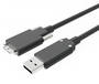 USB3.1 Gen1 Hybrid AOC-Active Optical Cable-AM to Micro-B 20m 5Gbps