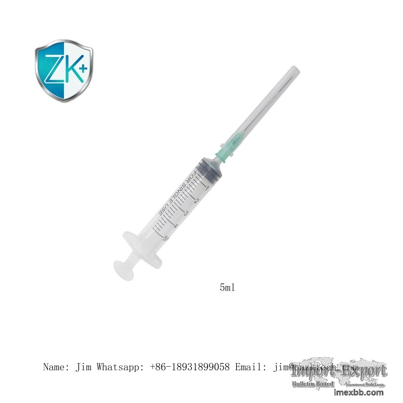 2.5ml Medical Disposable Sterile Hypodermic Syringe with Needle