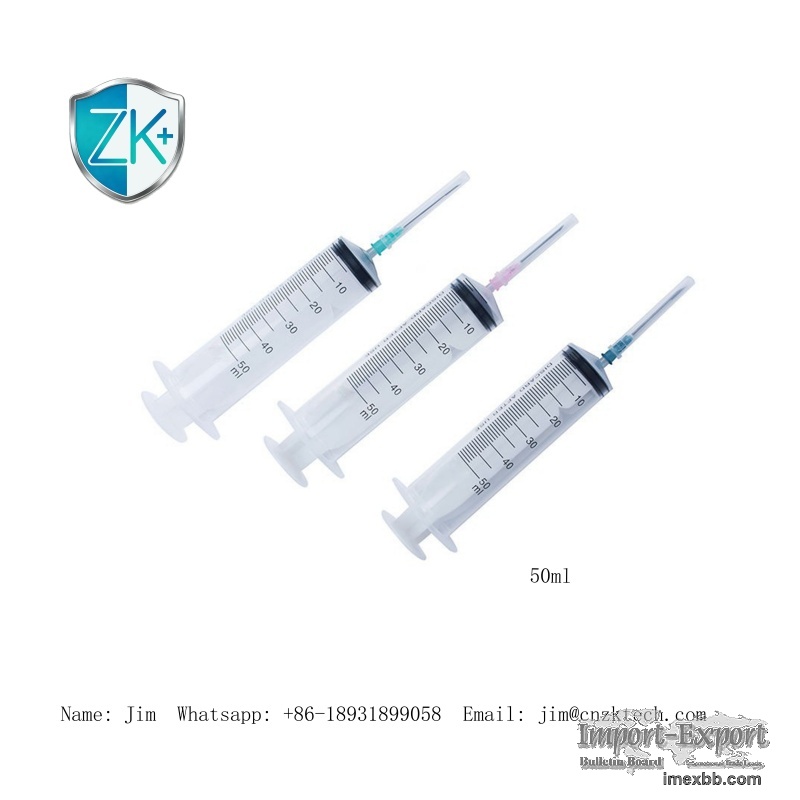 Latex Free High Precision Disposable Sterile Syringe Medical Grade