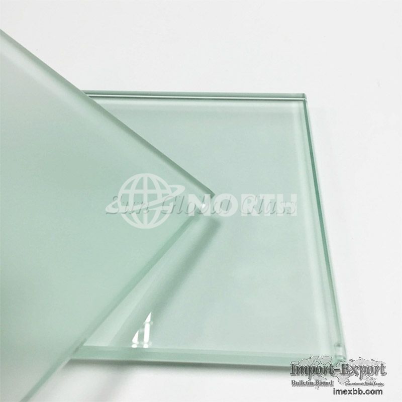 Thick Sandblasted Glass