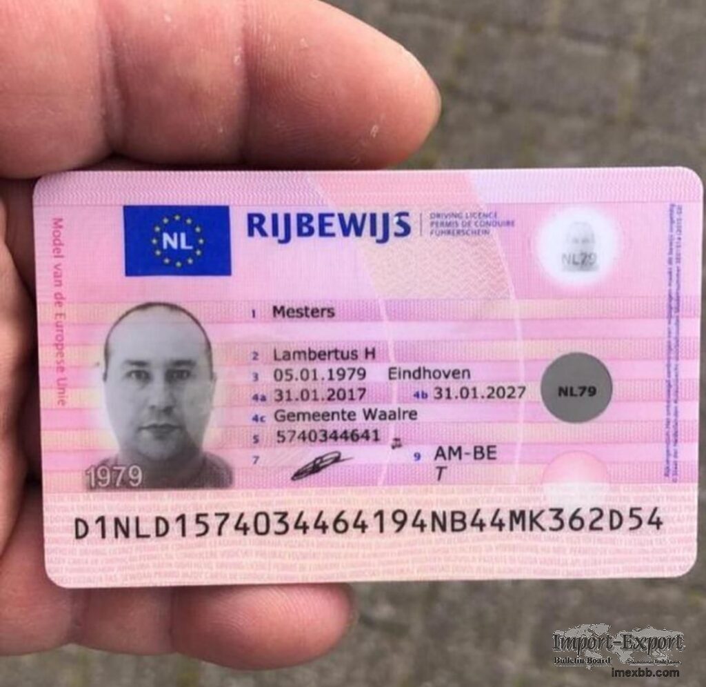 Koop een legaal rijbewijs