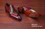Glossy premium calfskin rich reddish brown polished Shoe FG652 for Sell
