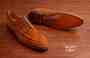 Cognac suede derby shoes FG317 for sell