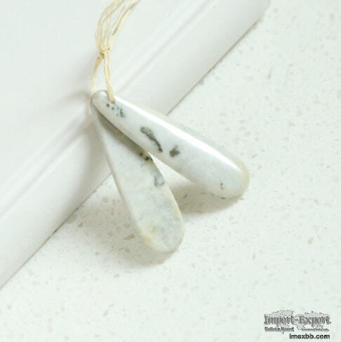 New Snakeskin Jasper Gem Pendant for DIY Jewelry Gemstone Necklace Making