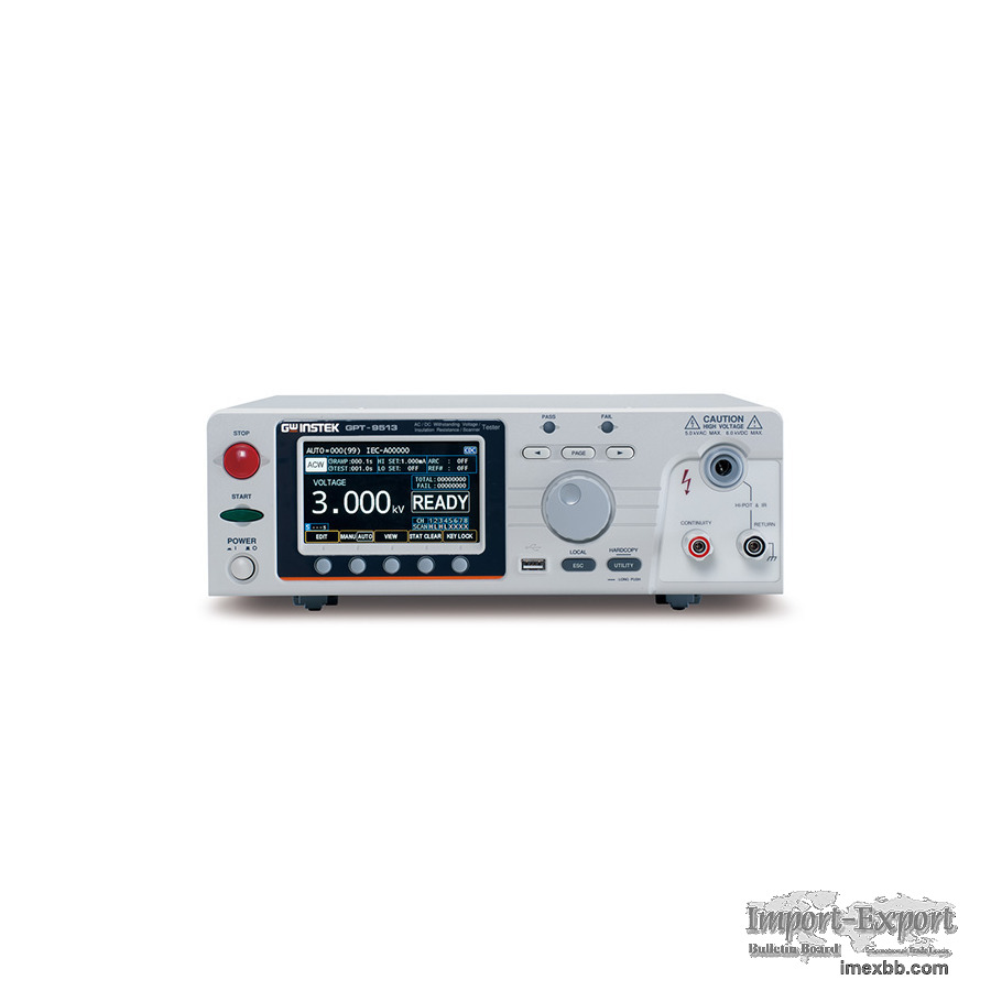 Instek GPT-9503: 8-Channel Hipot Tester