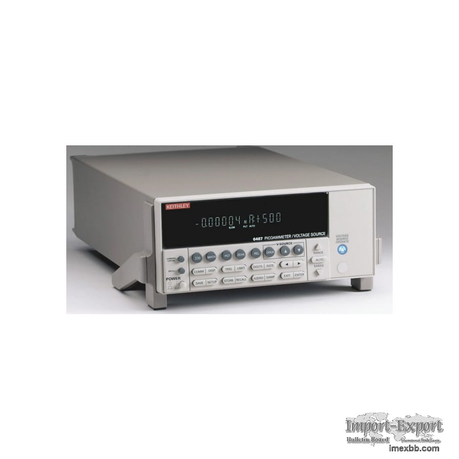 Keithley 6487: Precision Picoammeter and Voltage Source with GPIB and RS-23