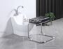 WU12 Compact Wudu Basin (with rectangle chrome stool)