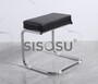 WU18 Rectangle Chrome Stool