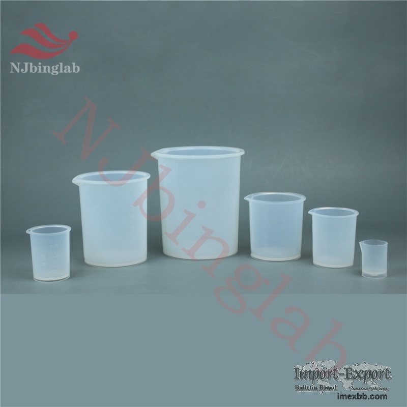 High-Purity PFA Beaker with Graduation&Handle