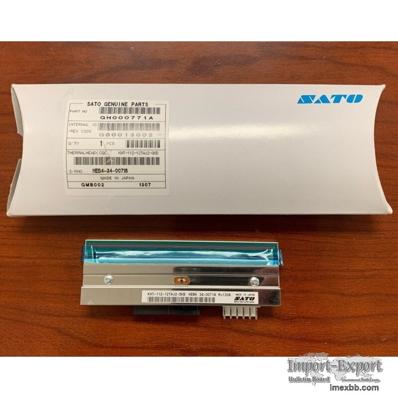SATO Thermal Printhead GH000771A – 305 DPI for CL412e Price:$267.00