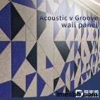Acoustic V Groove wall Panel