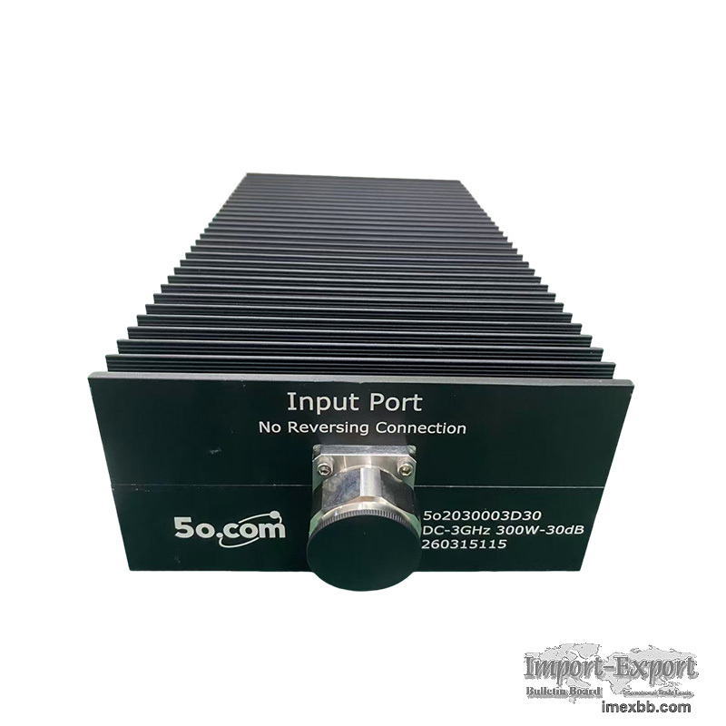 300W Coaxial Fixed RF Attenuator DC-3GHz 50Ohm RF Microwave Attenuator