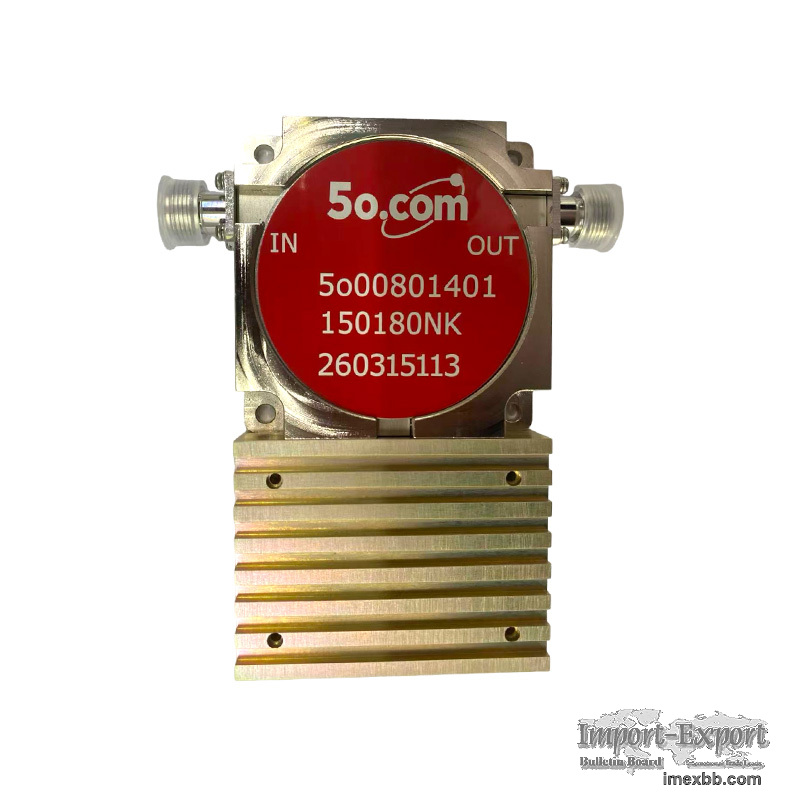 High Power 500W VHF Band 150-180MHz RF Coaxial Isolator for Radio Communica