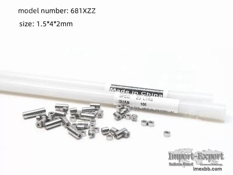 mini bearing 681XZZ 681X 681 deep groove ball bearing