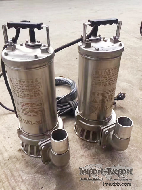 WQD-S Stainless steel submersible sewage pump