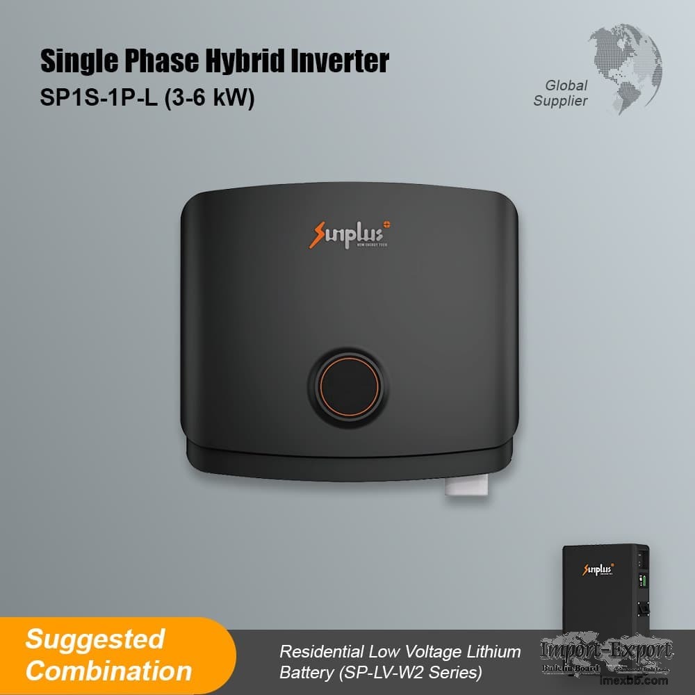 Residential Hybrid Energy Inverter SP1S-1P-L Series (3-6kW)