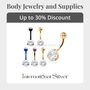 Wholesale Belly Button Ring with CZ Stone