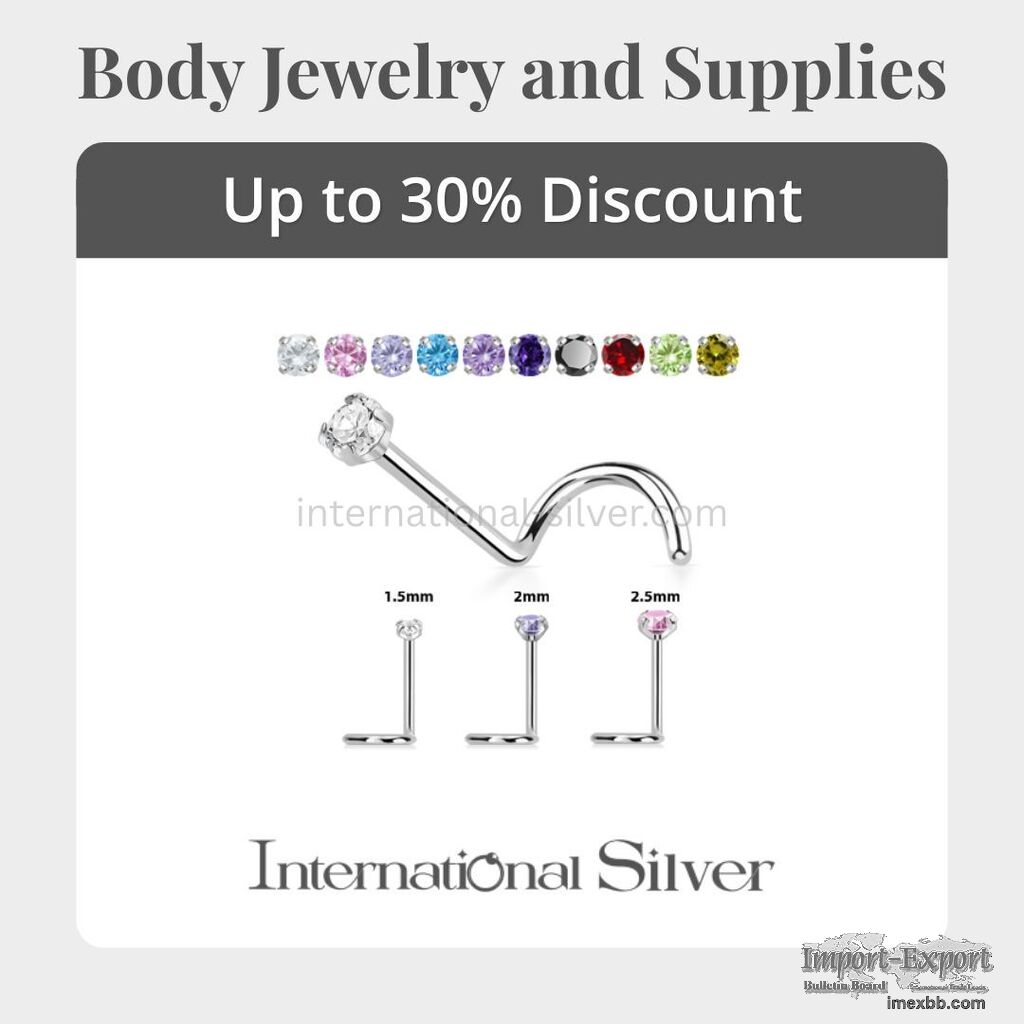 Wholesale Surgical Steel Nose Screw