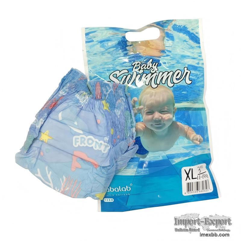 Disposable Baby Swim Diapers Pants Anti-Leak Nappy Water-proof Pull-up Pant